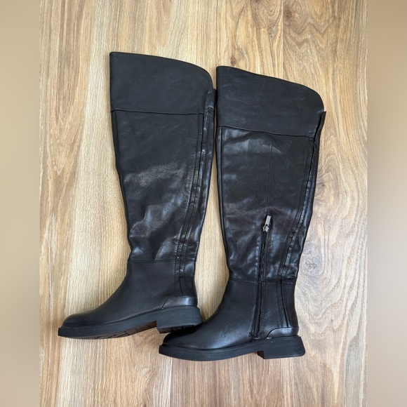 Franco Sarto Women's Black Battina Knee High Boot Wide Calf Size 6.5 LNC - Picture 5 of 7